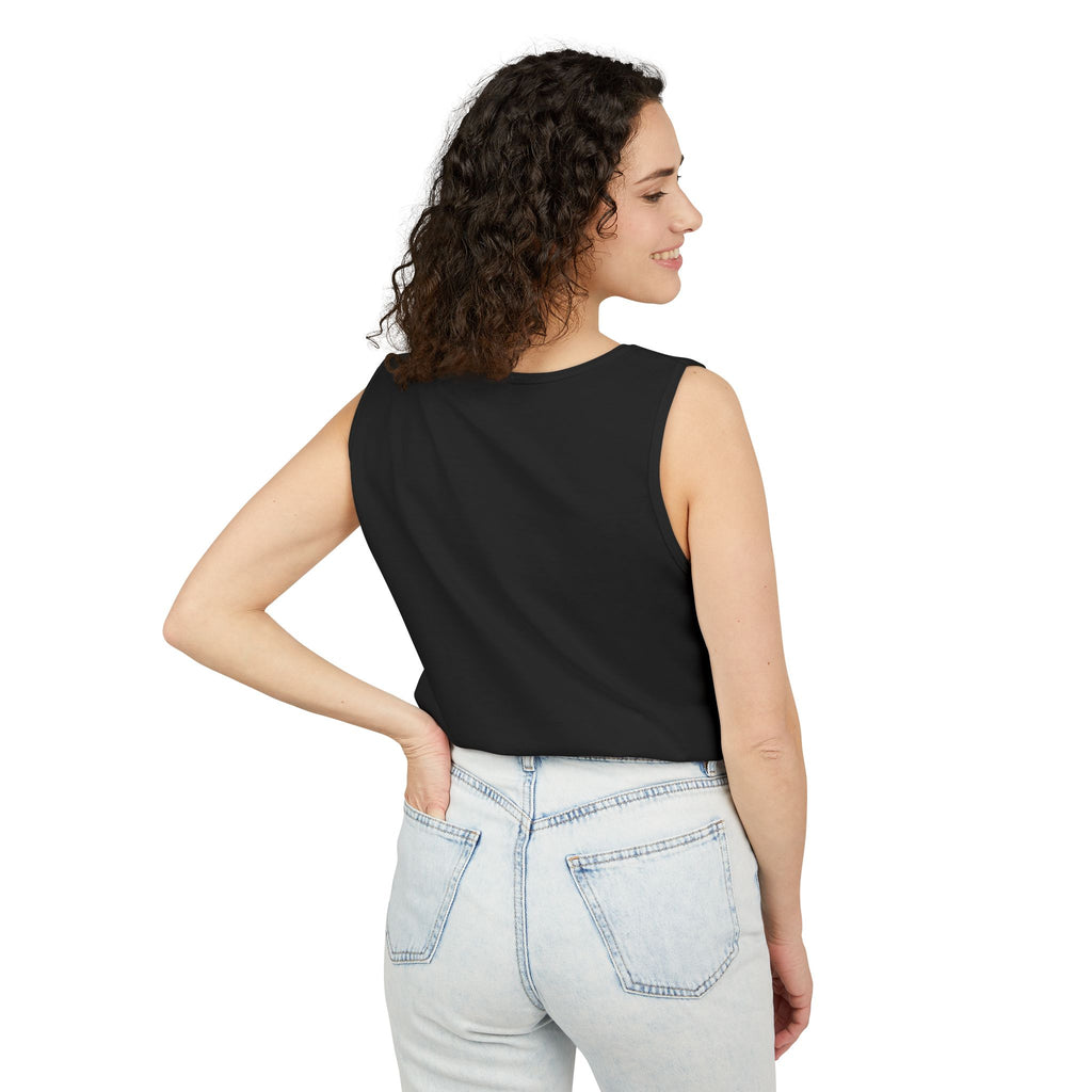 NO STEP BACK Garment-Dyed Tank Top Tank Top - Infidel.me Patriotic Apparel