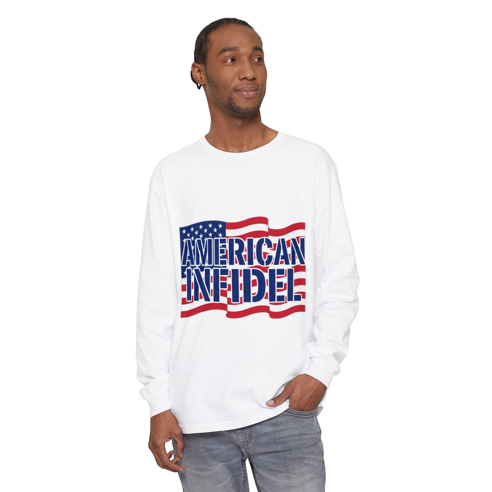 Infidel American Infidel Comfort Colors Long Sleeve