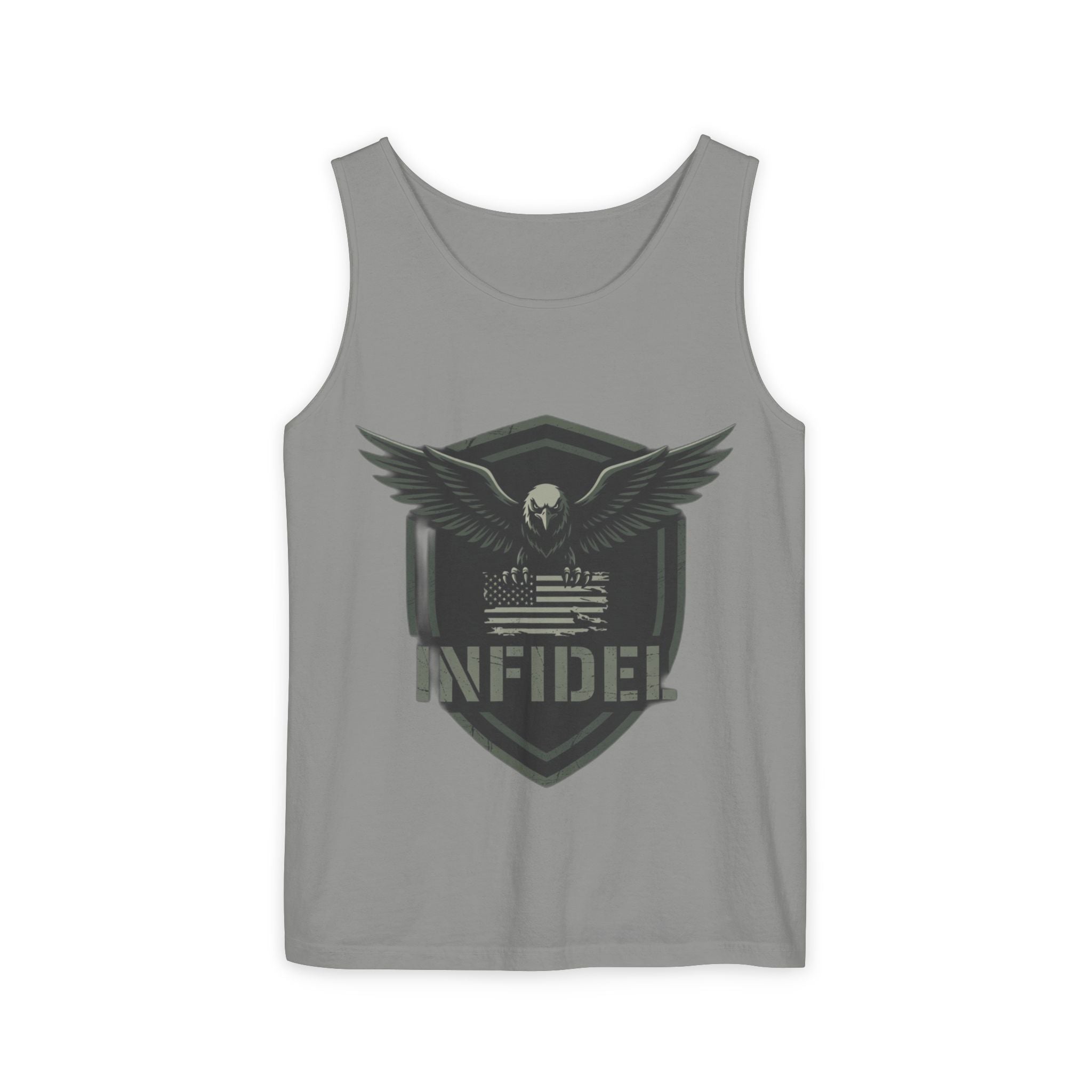 Eagle_Flag Garment-Dyed Tank Top