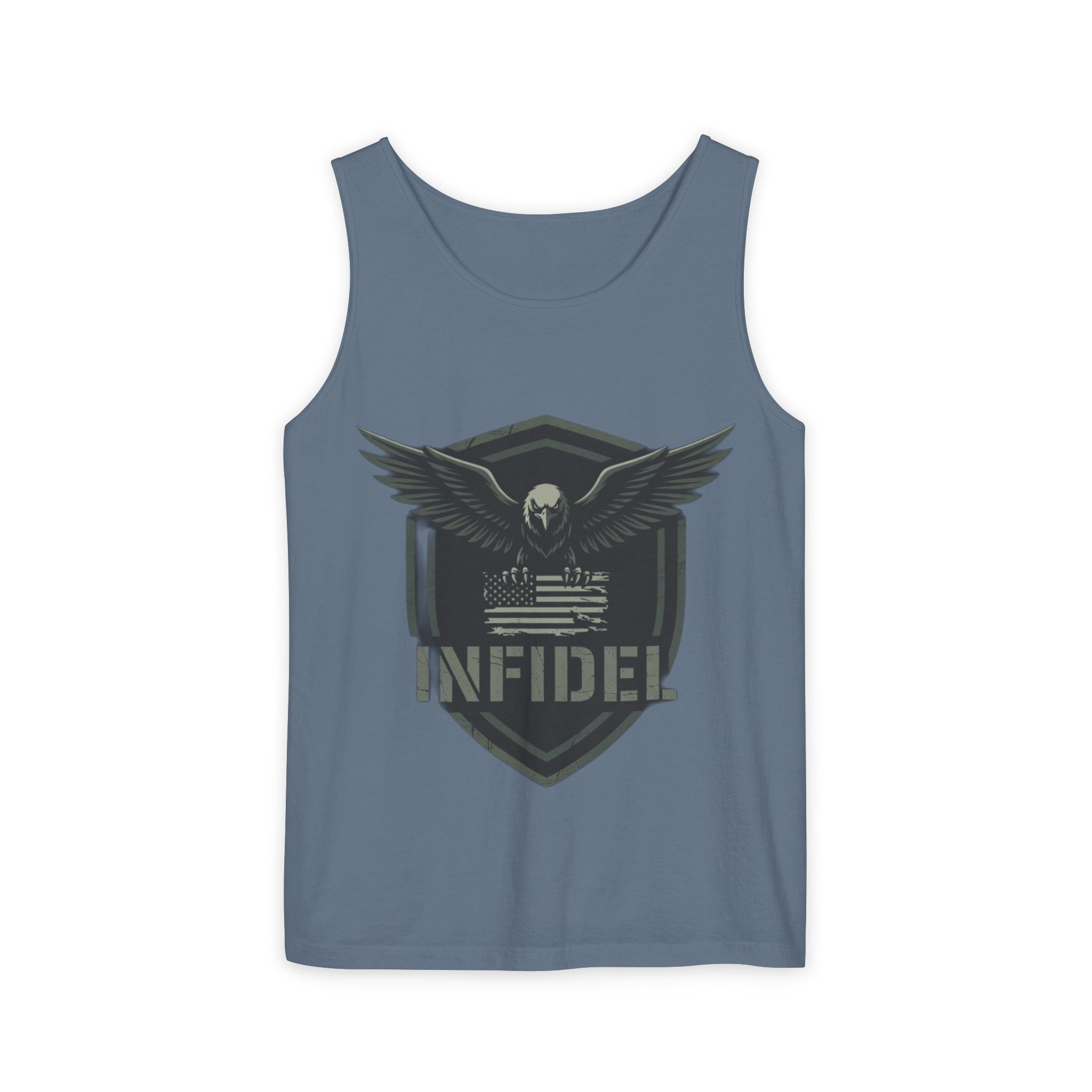 Eagle_Flag Garment-Dyed Tank Top
