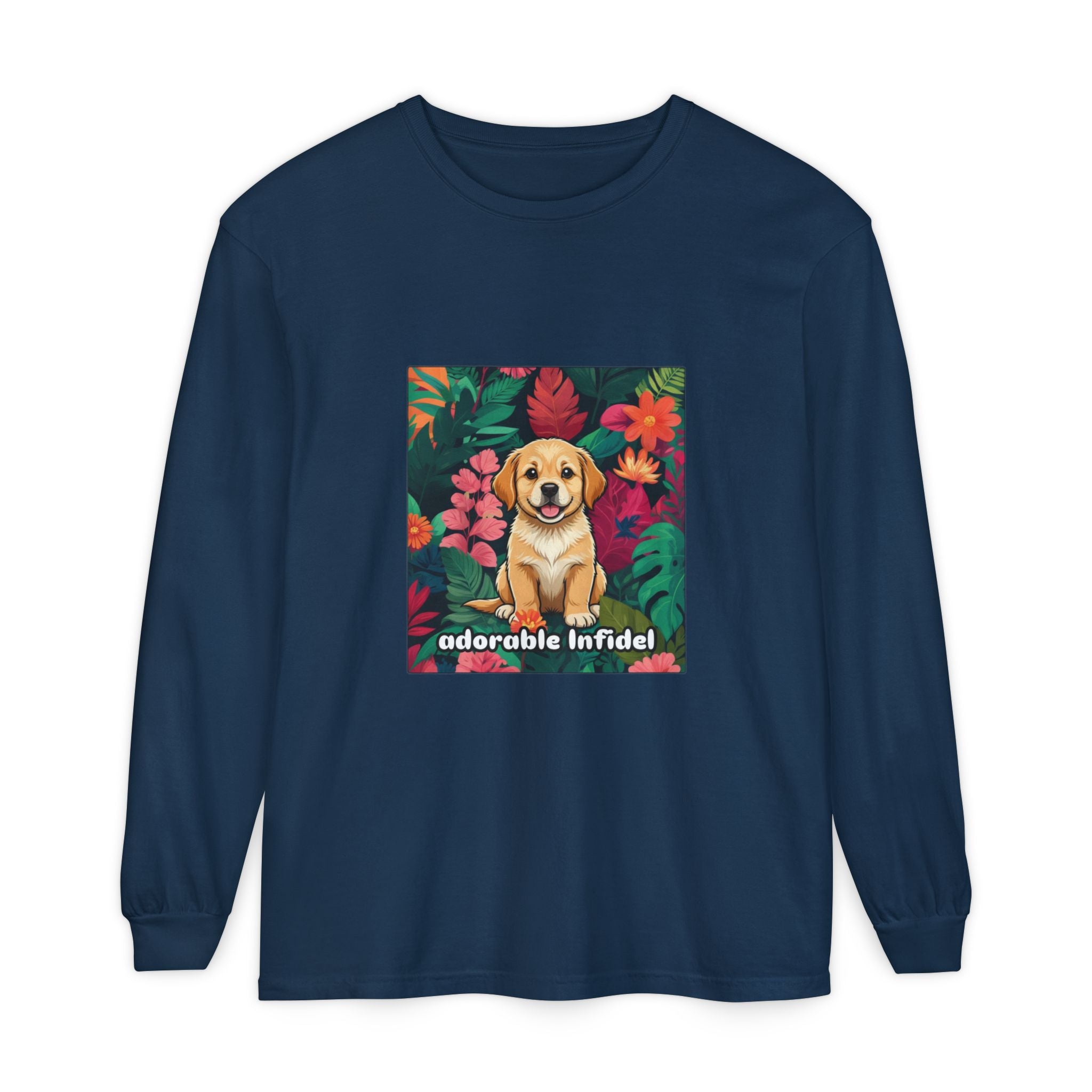 Adorable Infidel Comfort Colors Long Sleeve