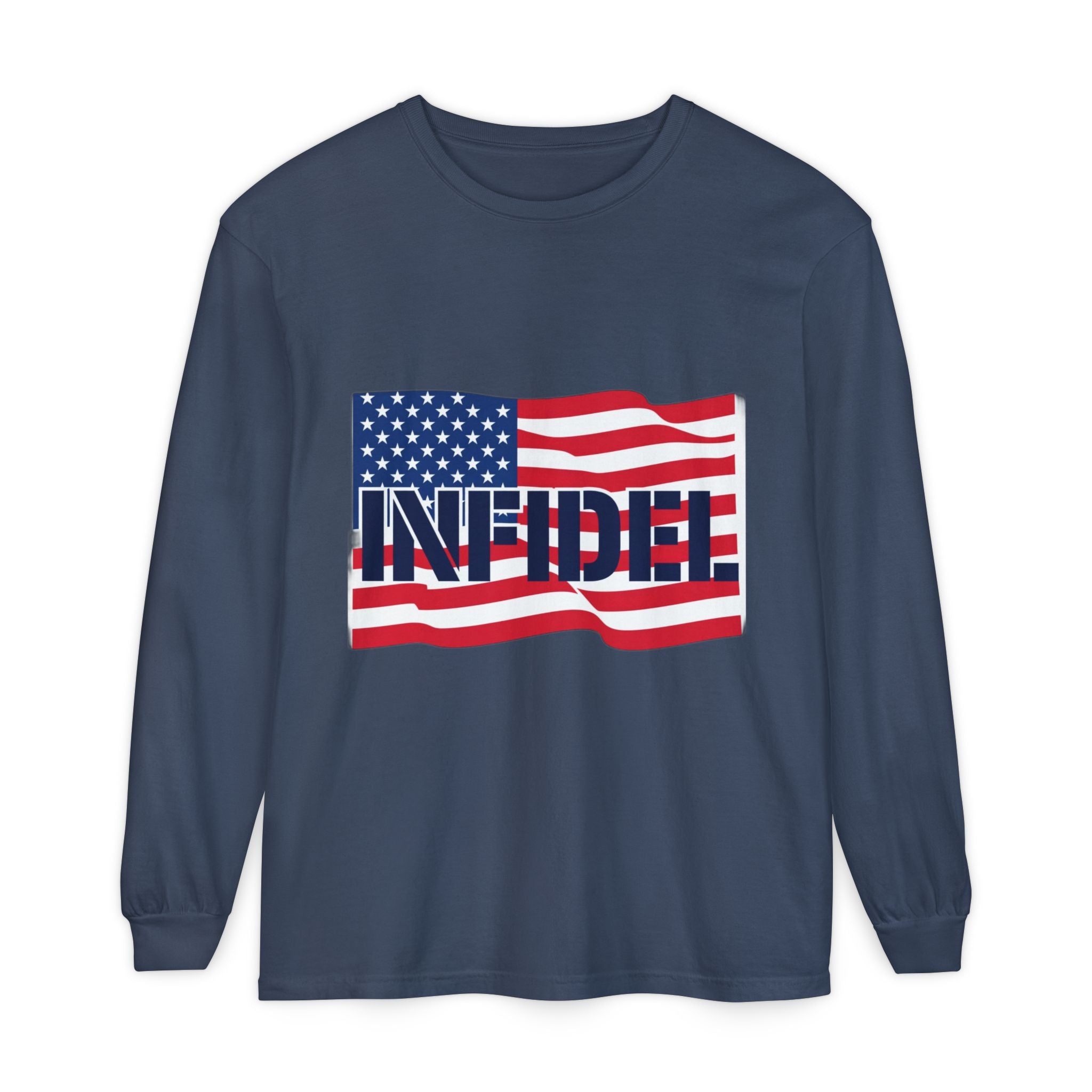 American-Bold Comfort Colors Long Sleeve