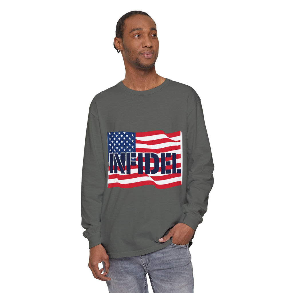 American-Bold Comfort Colors Long Sleeve
