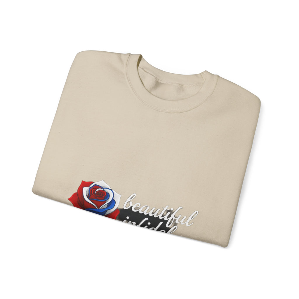 Infidel Beautiful Infidel  Gildan Crewneck Sweatshirt