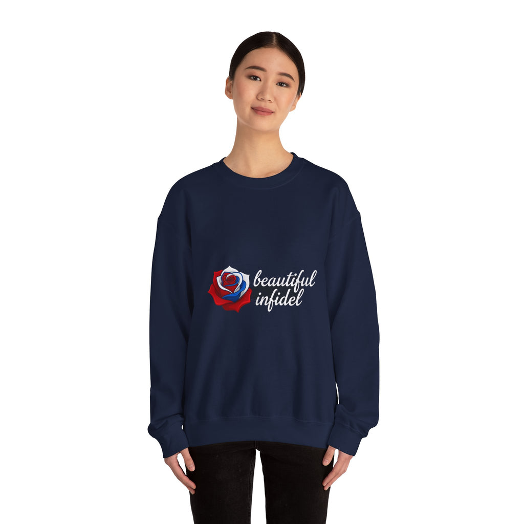 Infidel Beautiful Infidel  Gildan Crewneck Sweatshirt