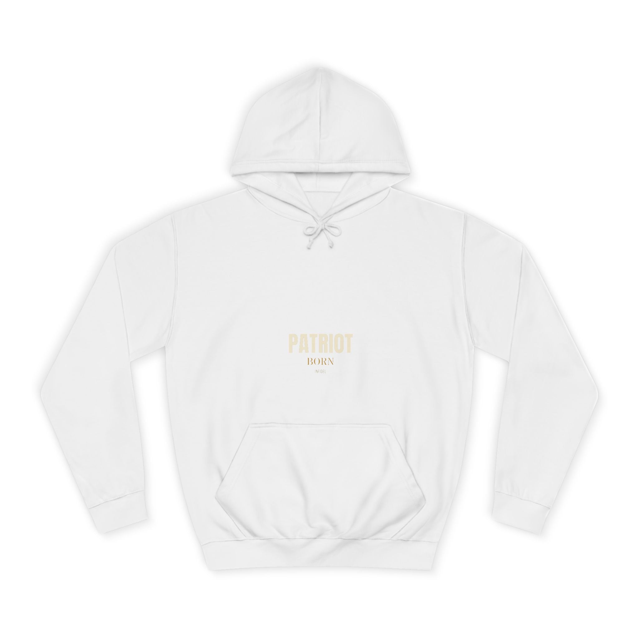 PATRIOT Hoodie — Heavyweight pullover hoodie, 100% cotton, embroidered design