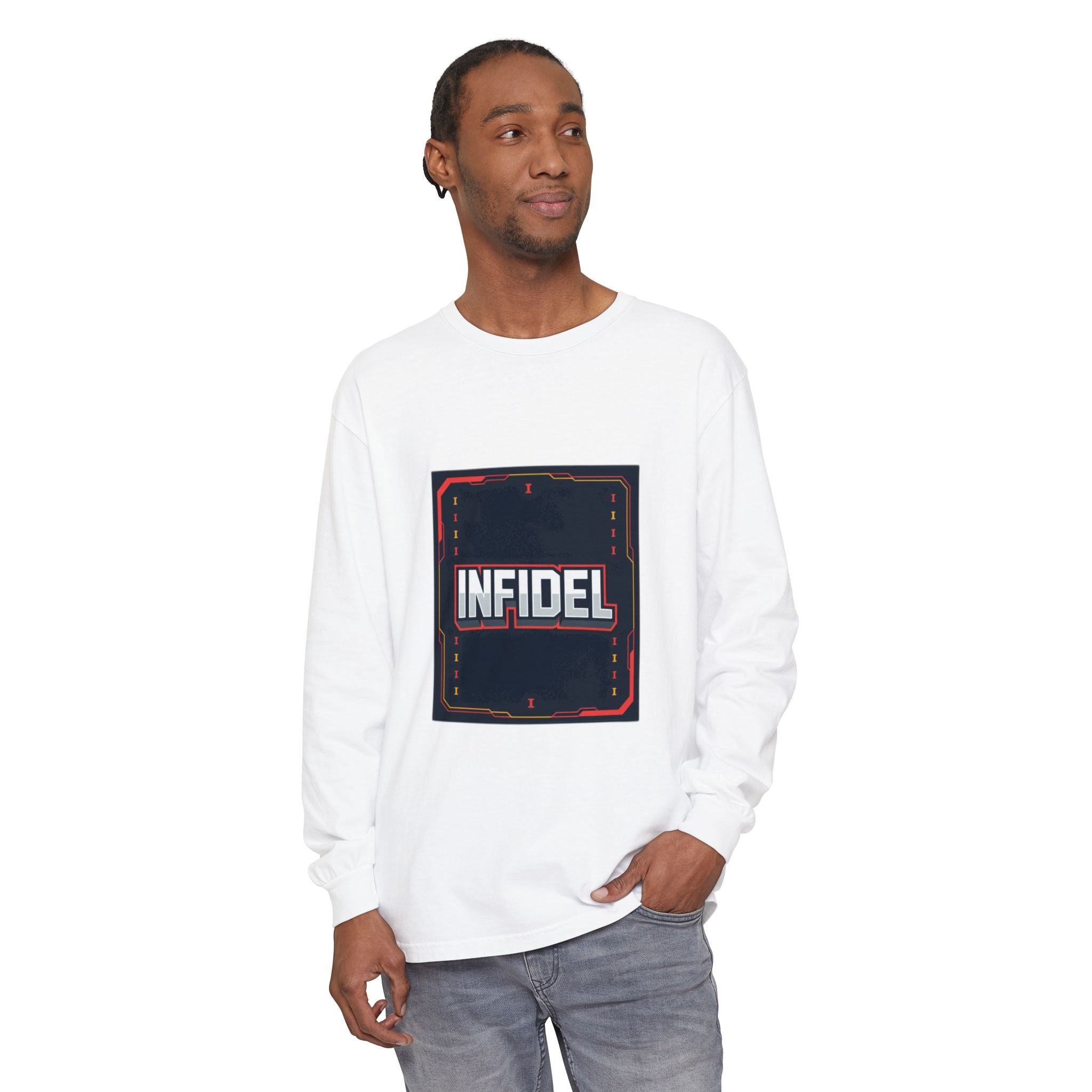 Infidel Pong  Comfort Colors Long Sleeve