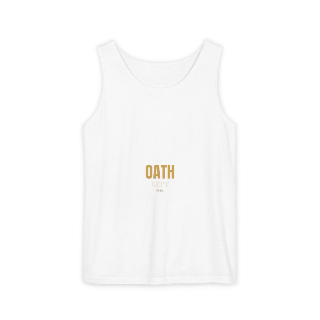 OATH KEPT Garment-Dyed Tank Top — Garment-dyed tank top, ringspun cotton, summer weight