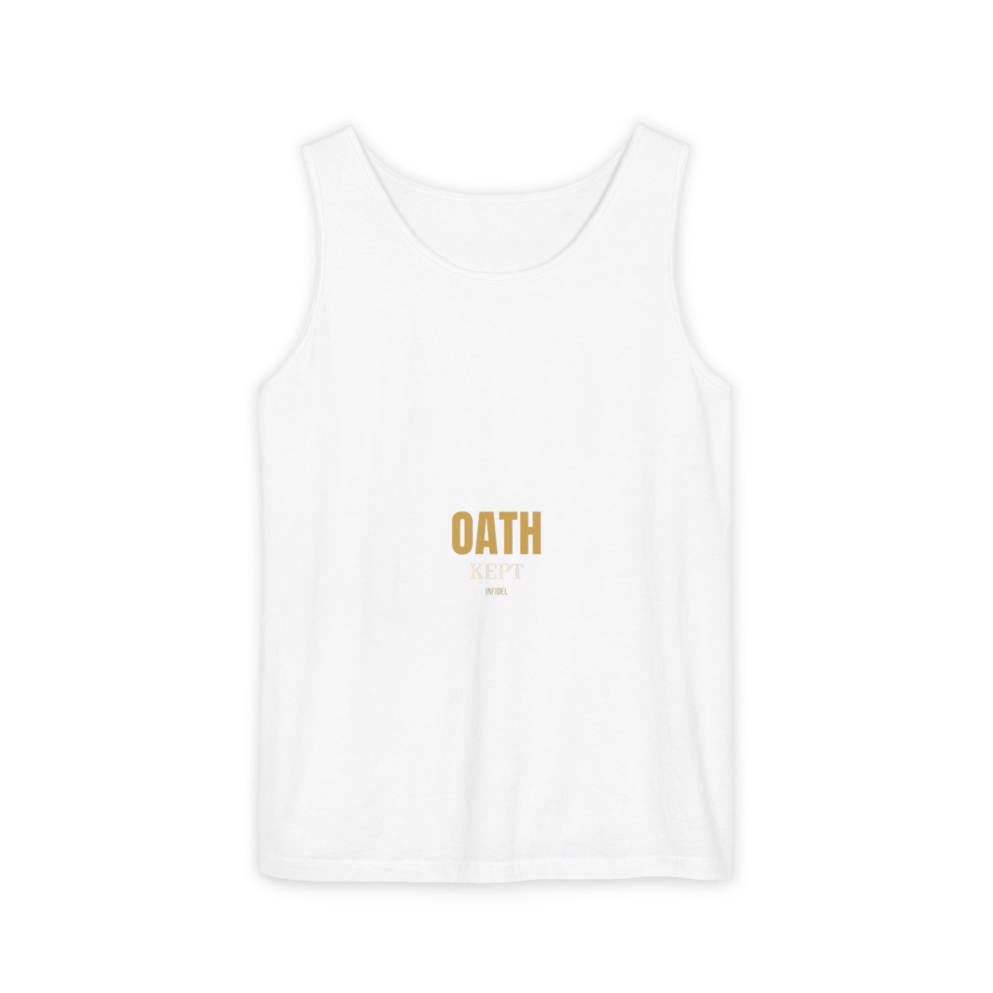 OATH KEPT Garment-Dyed Tank Top — Garment-dyed tank top, ringspun cotton, summer weight