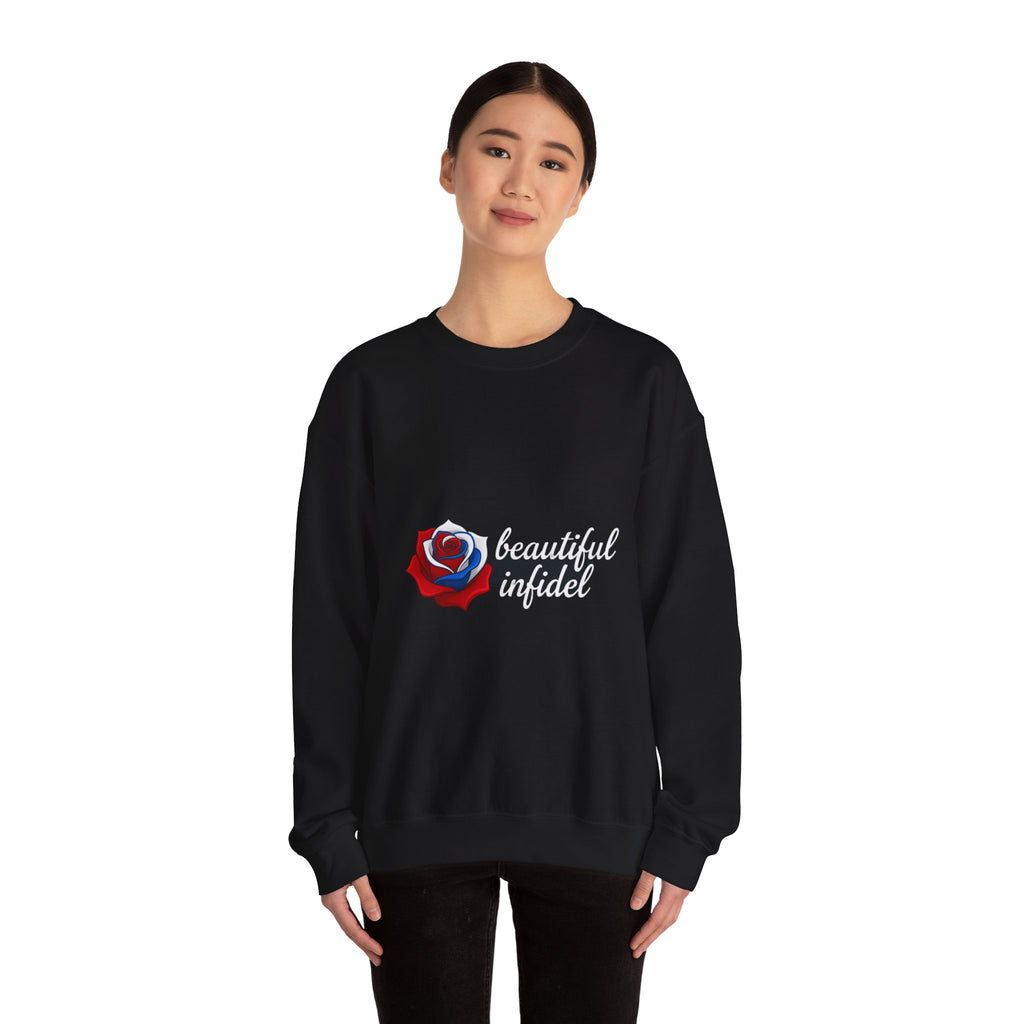Infidel Beautiful Infidel  Gildan Crewneck Sweatshirt