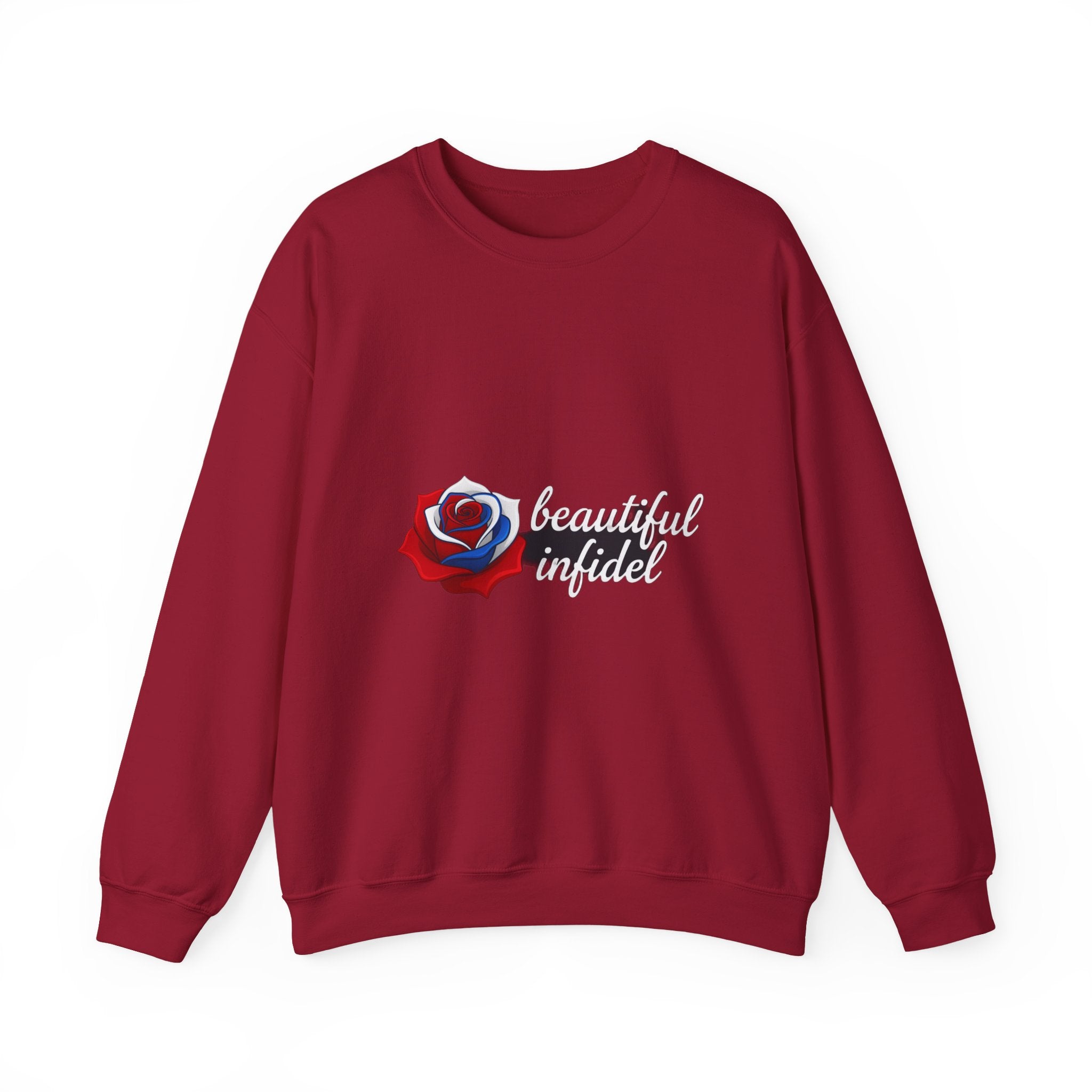 Infidel Beautiful Infidel  Gildan Crewneck Sweatshirt