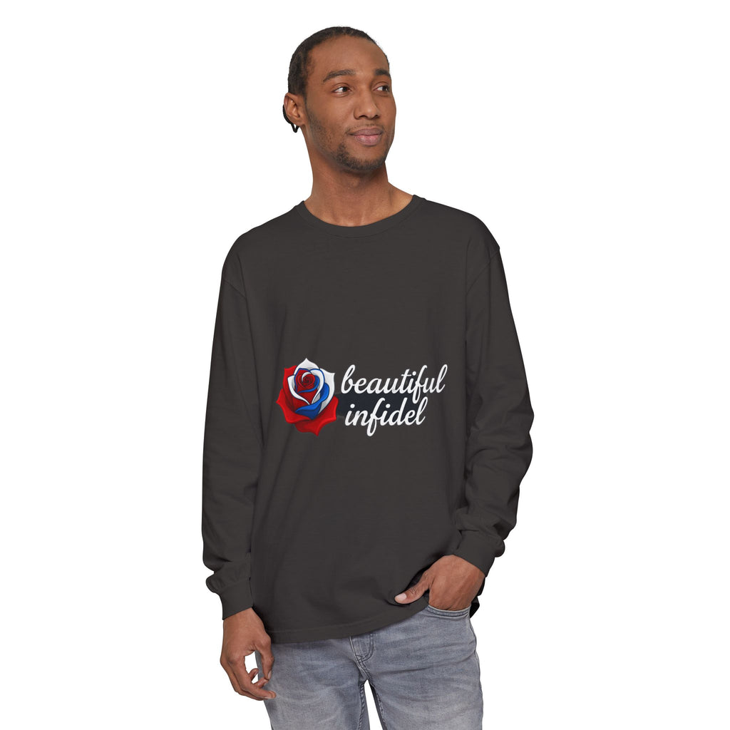 Infidel Beautiful Infidel  Comfort Colors Long Sleeve