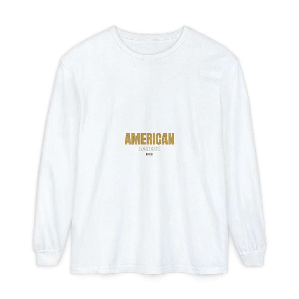 AMERICAN BADASS Comfort Colors Long Sleeve Long-sleeve - Infidel.me Patriotic Apparel