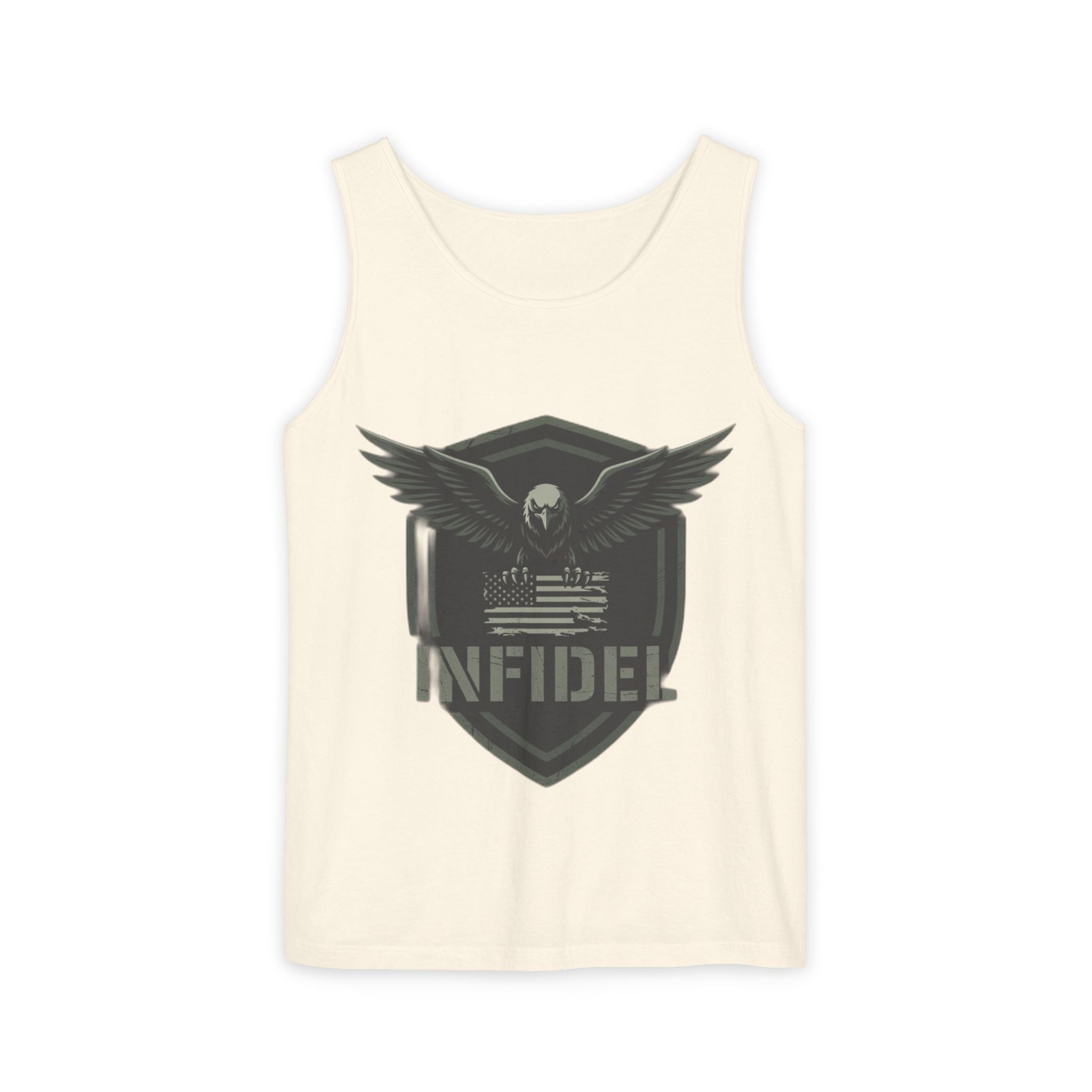 Eagle_Flag Garment-Dyed Tank Top