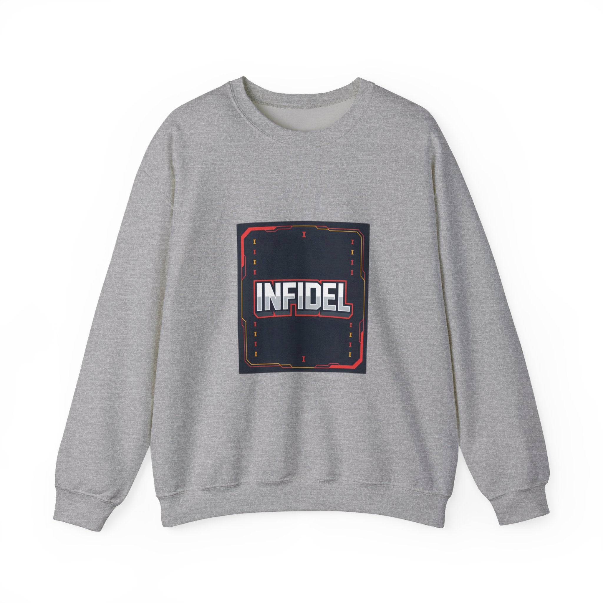 Infidel Pong  Gildan Crewneck Sweatshirt