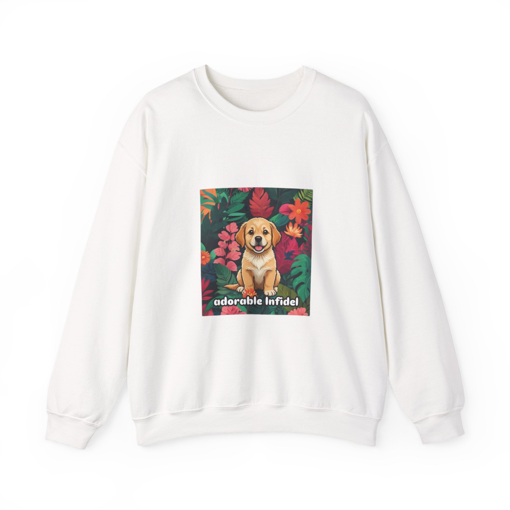 Adorable Infidel Gildan Crewneck Sweatshirt