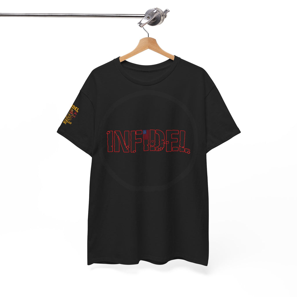 Infidel Bold Statement Tee — Provocative Graphic T-Shirt