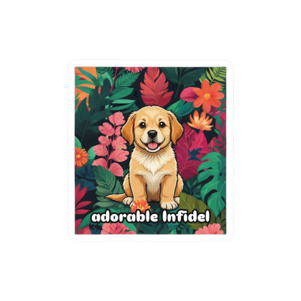 Adorable Infidel Sticker