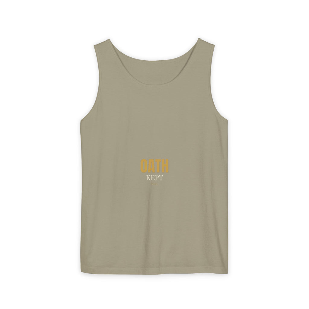 OATH KEPT Garment-Dyed Tank Top — Garment-dyed tank top, ringspun cotton, summer weight