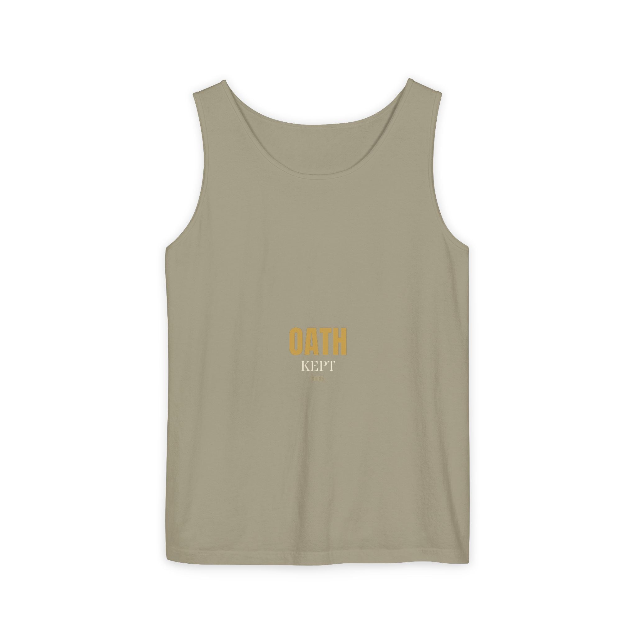 OATH KEPT Garment-Dyed Tank Top — Garment-dyed tank top, ringspun cotton, summer weight