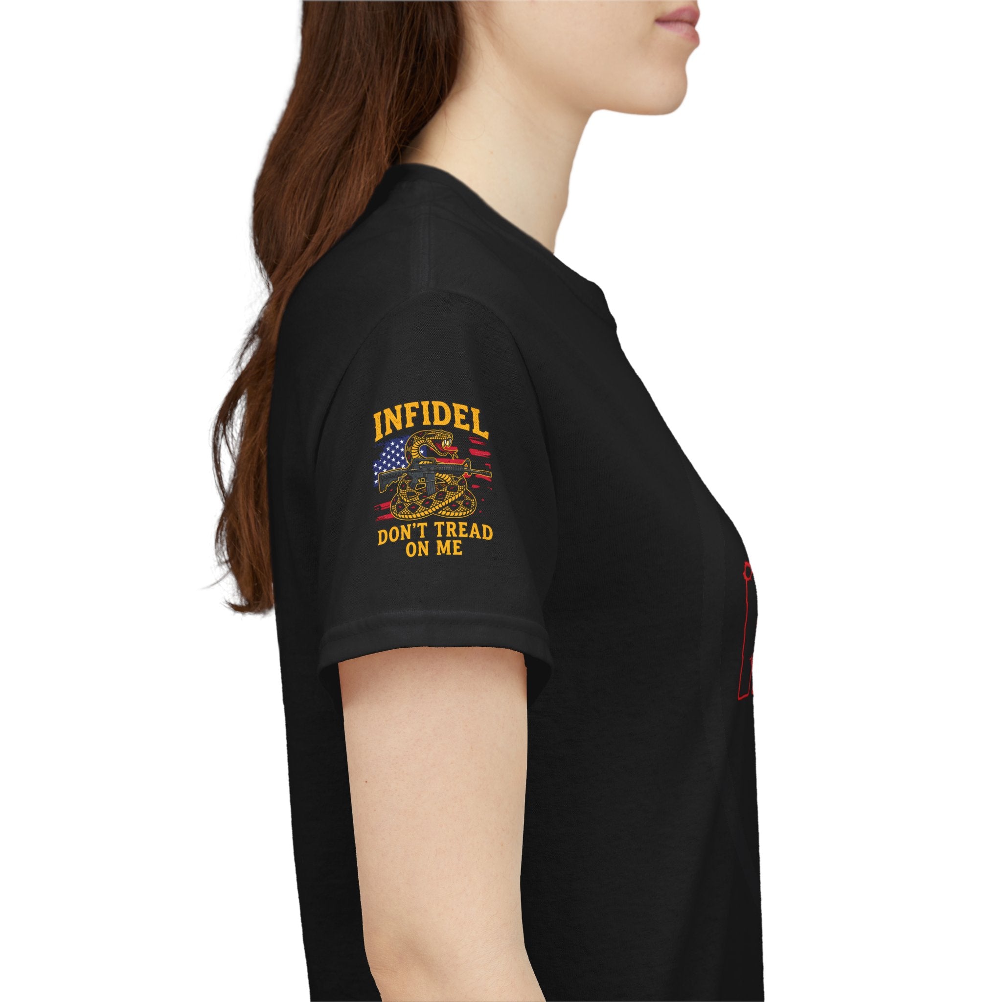 Infidel Bold Statement Tee — Provocative Graphic T-Shirt