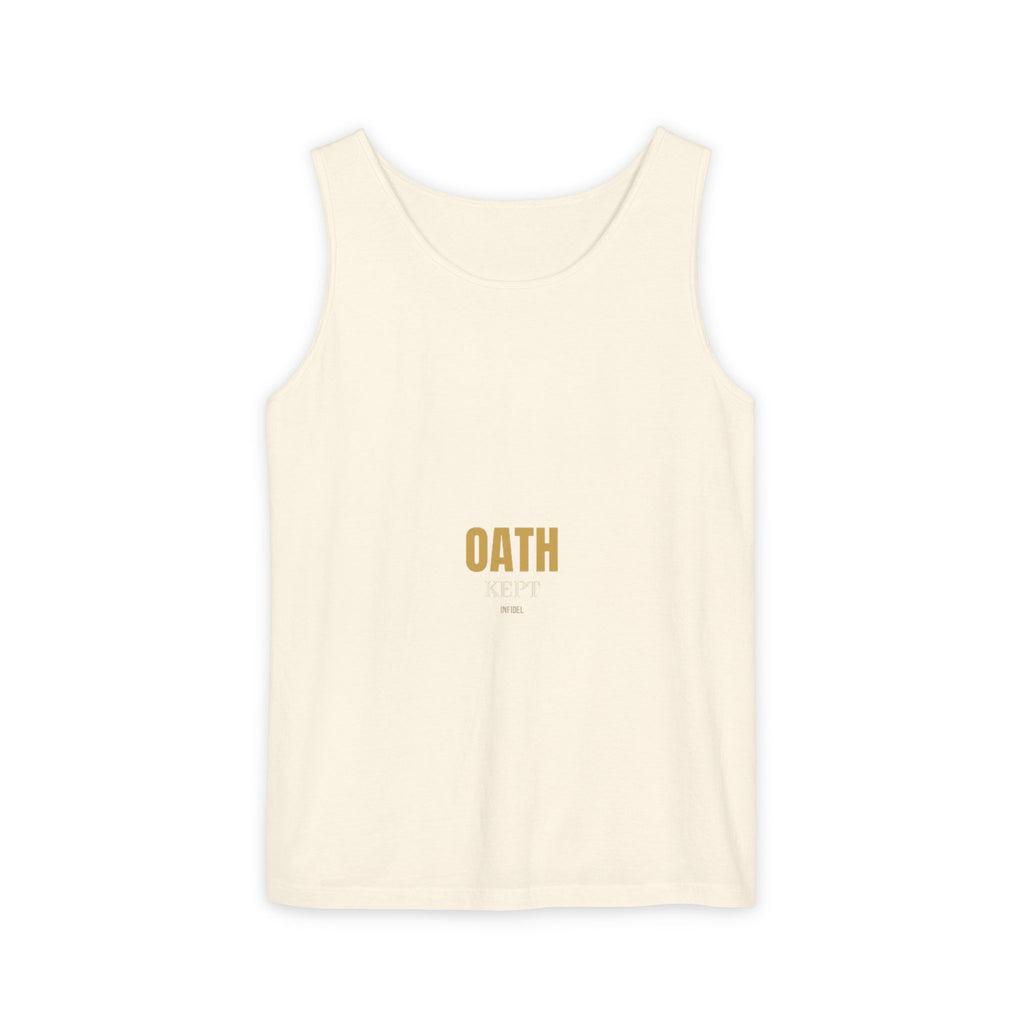 OATH KEPT Garment-Dyed Tank Top — Garment-dyed tank top, ringspun cotton, summer weight