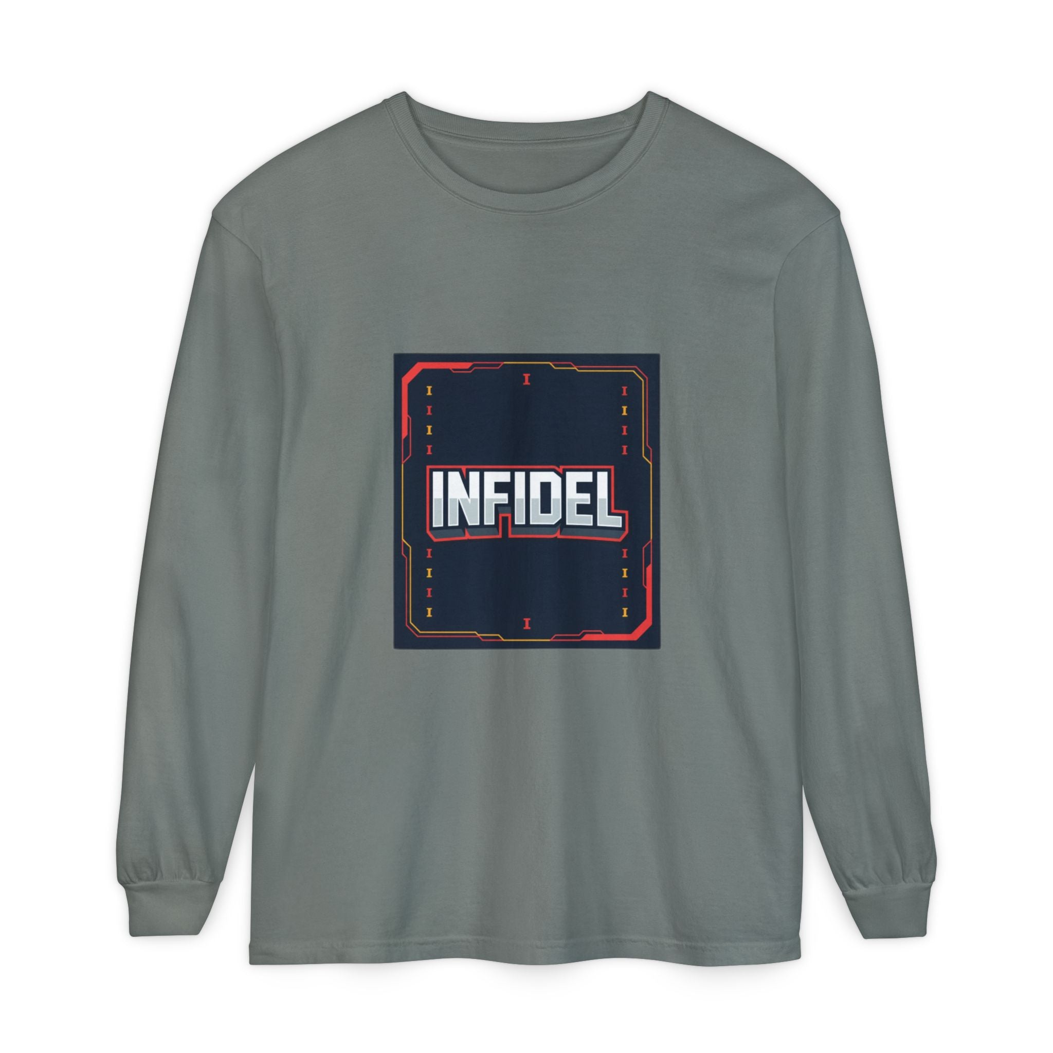 Infidel Pong  Comfort Colors Long Sleeve