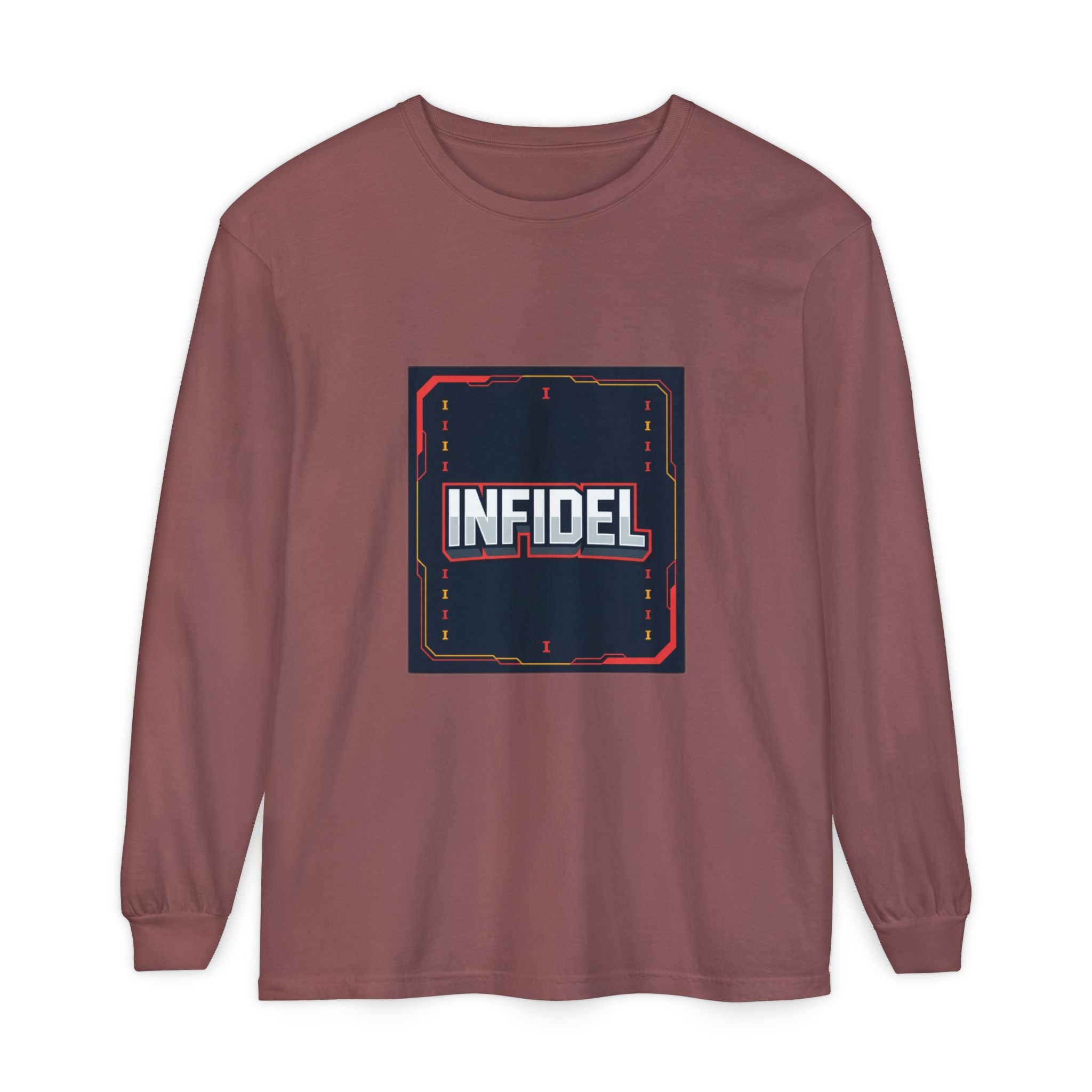 Infidel Pong  Comfort Colors Long Sleeve