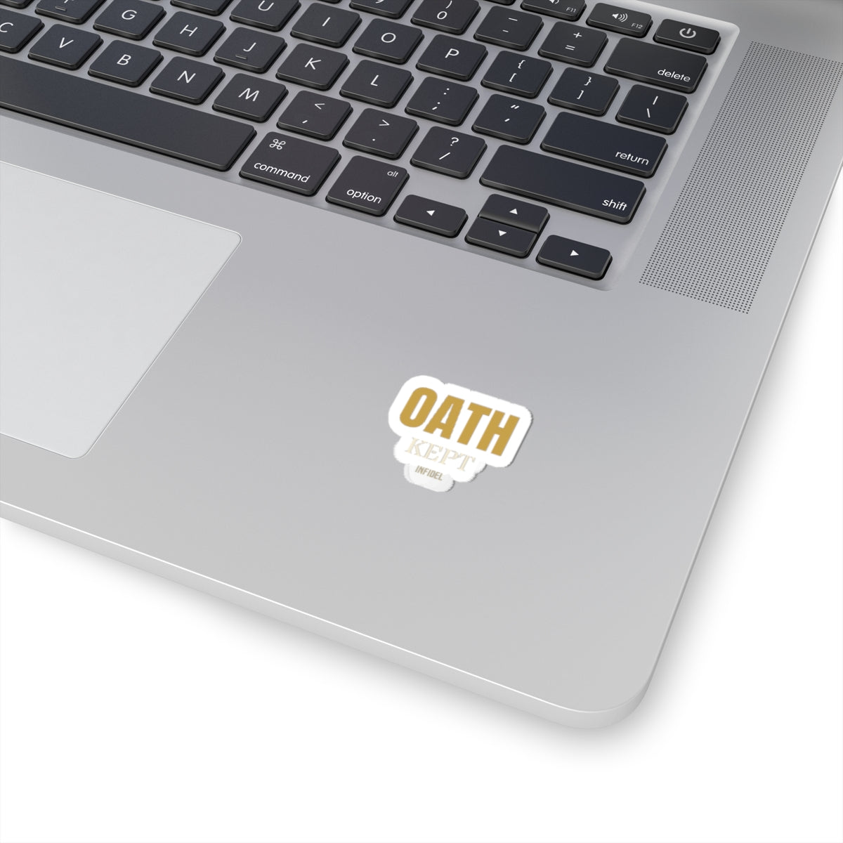 OATH KEPT Sticker — Premium vinyl sticker, weatherproof, 4"x4" to 8"x8"