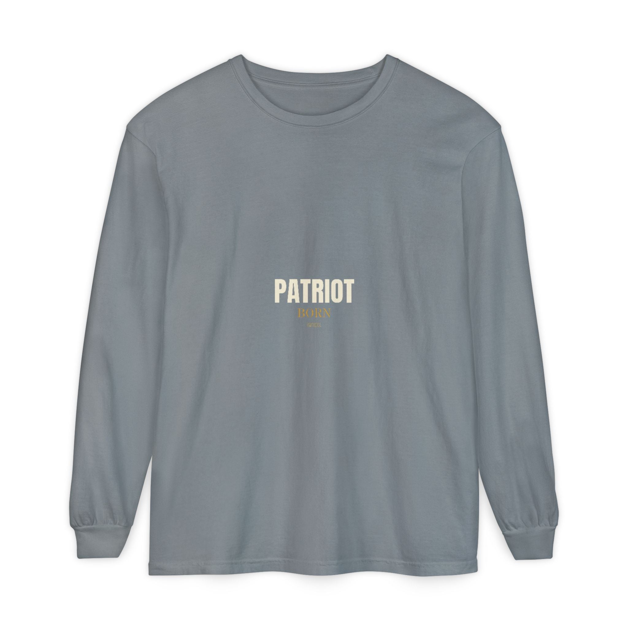 PATRIOT Comfort Colors Long Sleeve — Comfort Colors long sleeve tee, garment-dyed, relaxed fit