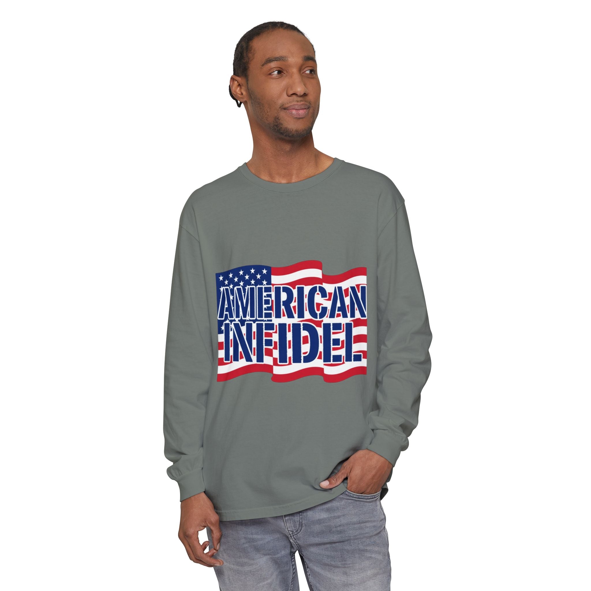 Infidel American Infidel Comfort Colors Long Sleeve