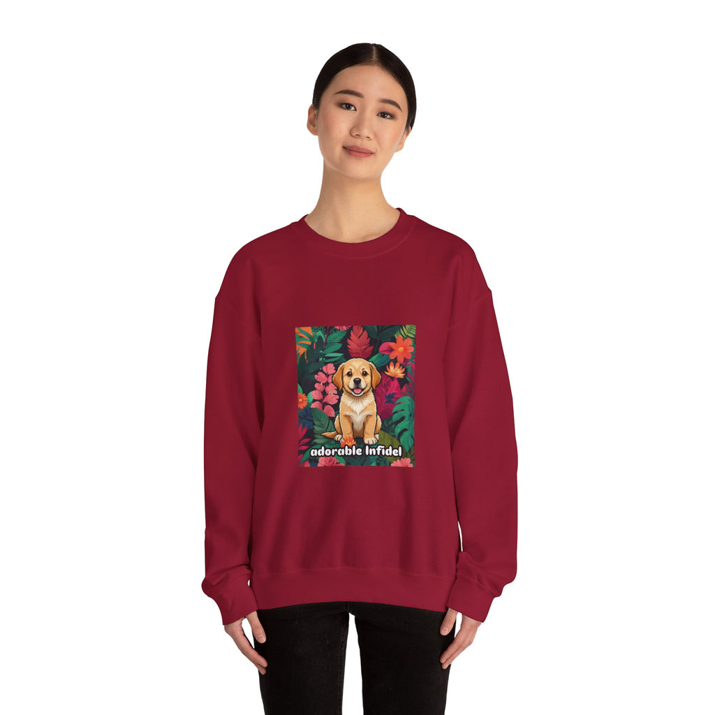 Adorable Infidel Gildan Crewneck Sweatshirt