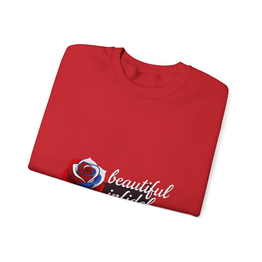 Infidel Beautiful Infidel  Gildan Crewneck Sweatshirt