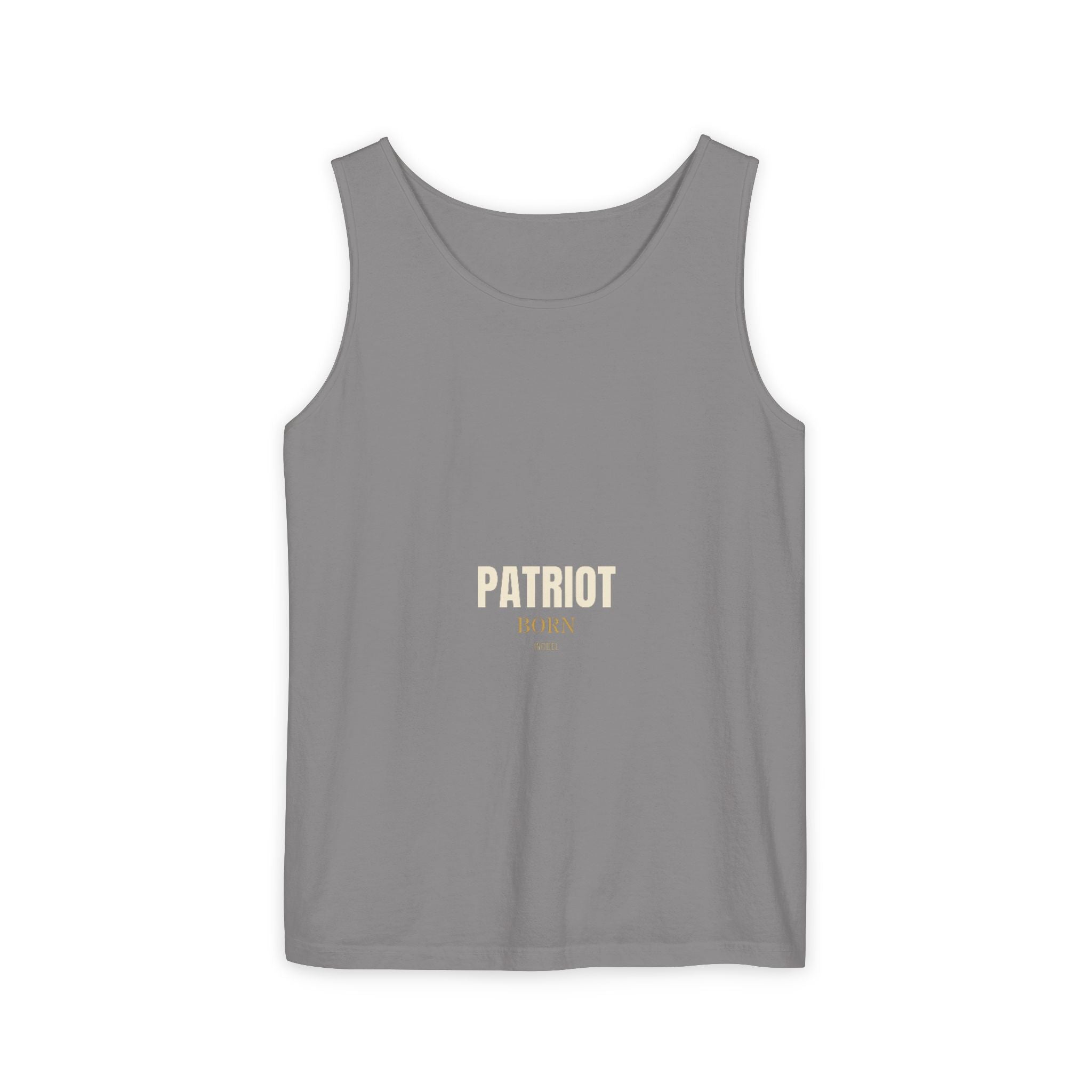 PATRIOT Garment-Dyed Tank Top — Garment-dyed tank top, ringspun cotton, summer weight