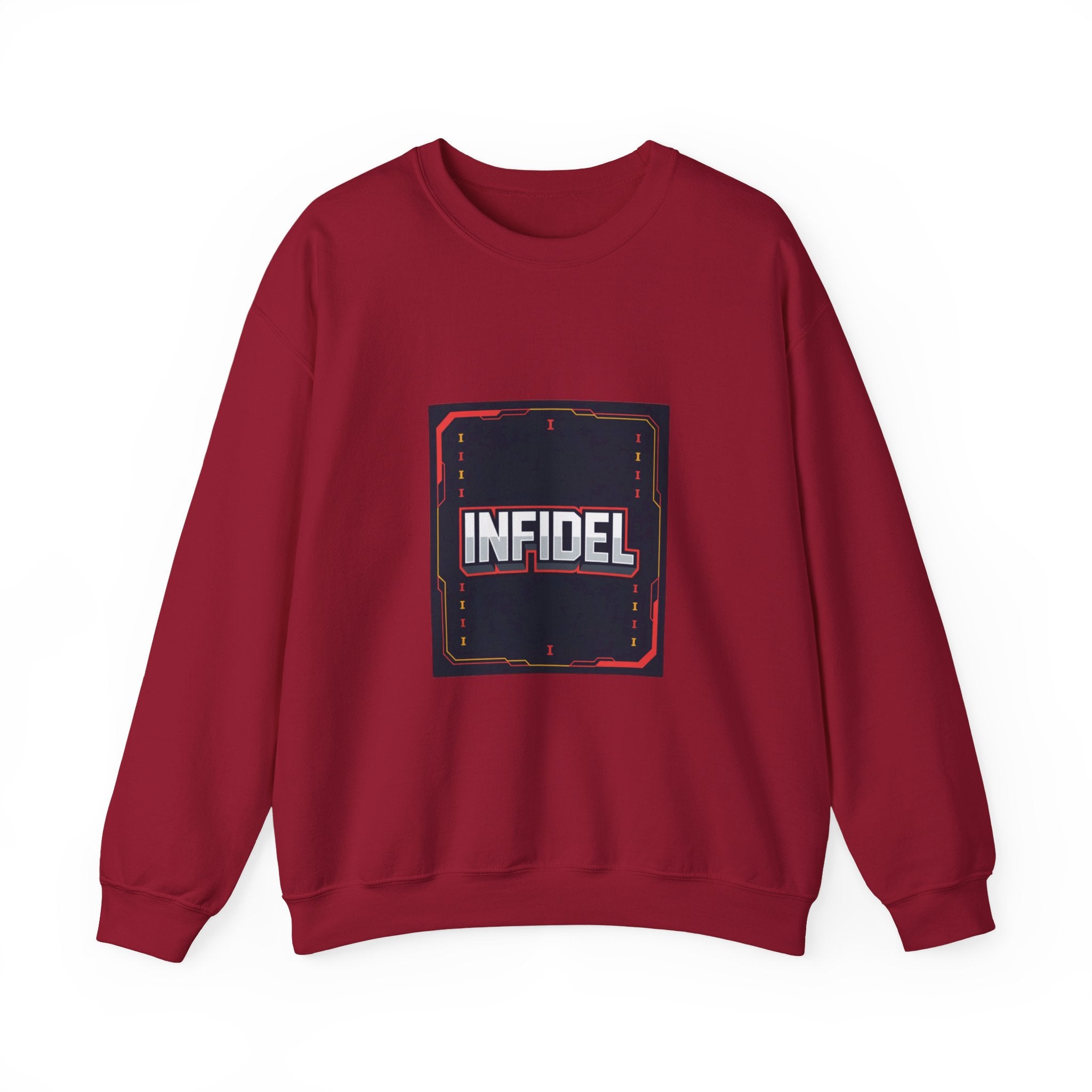 Infidel Pong  Gildan Crewneck Sweatshirt