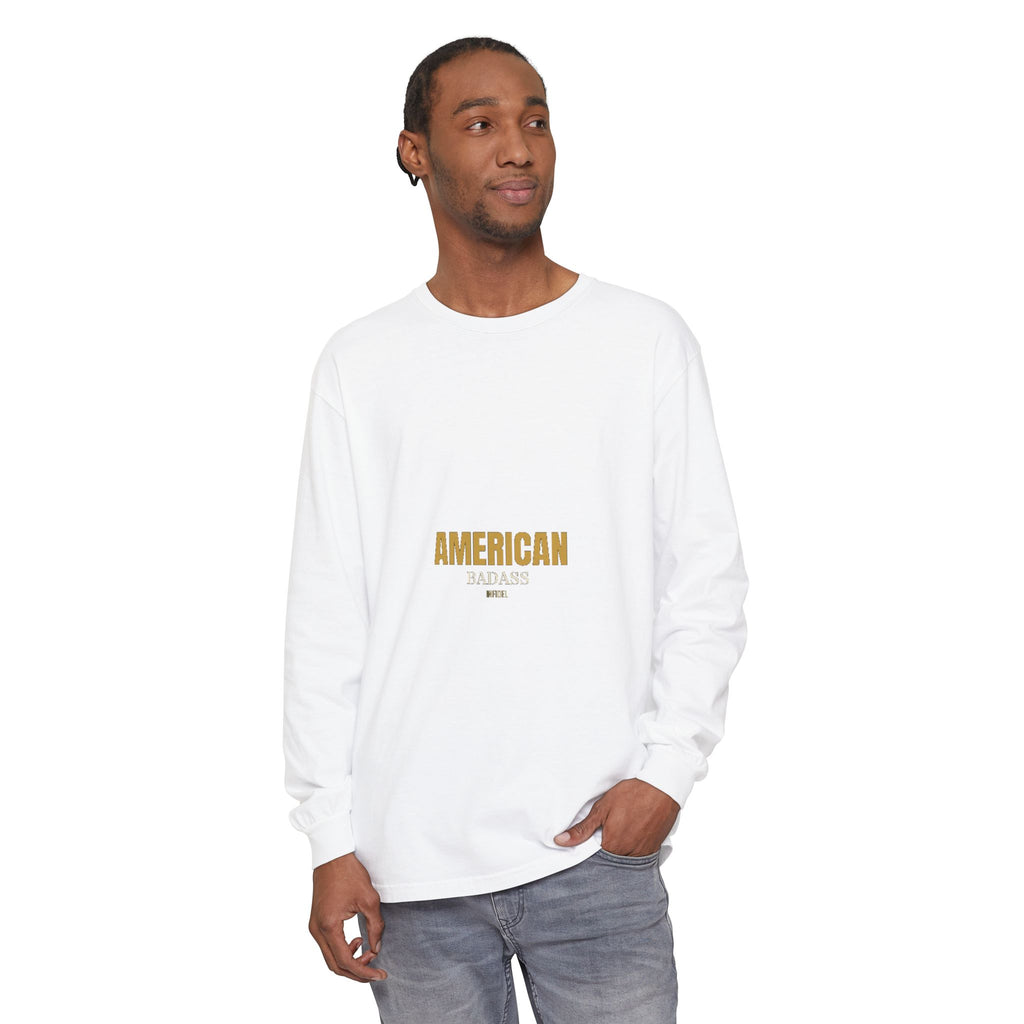 AMERICAN BADASS Comfort Colors Long Sleeve Long-sleeve - Infidel.me Patriotic Apparel