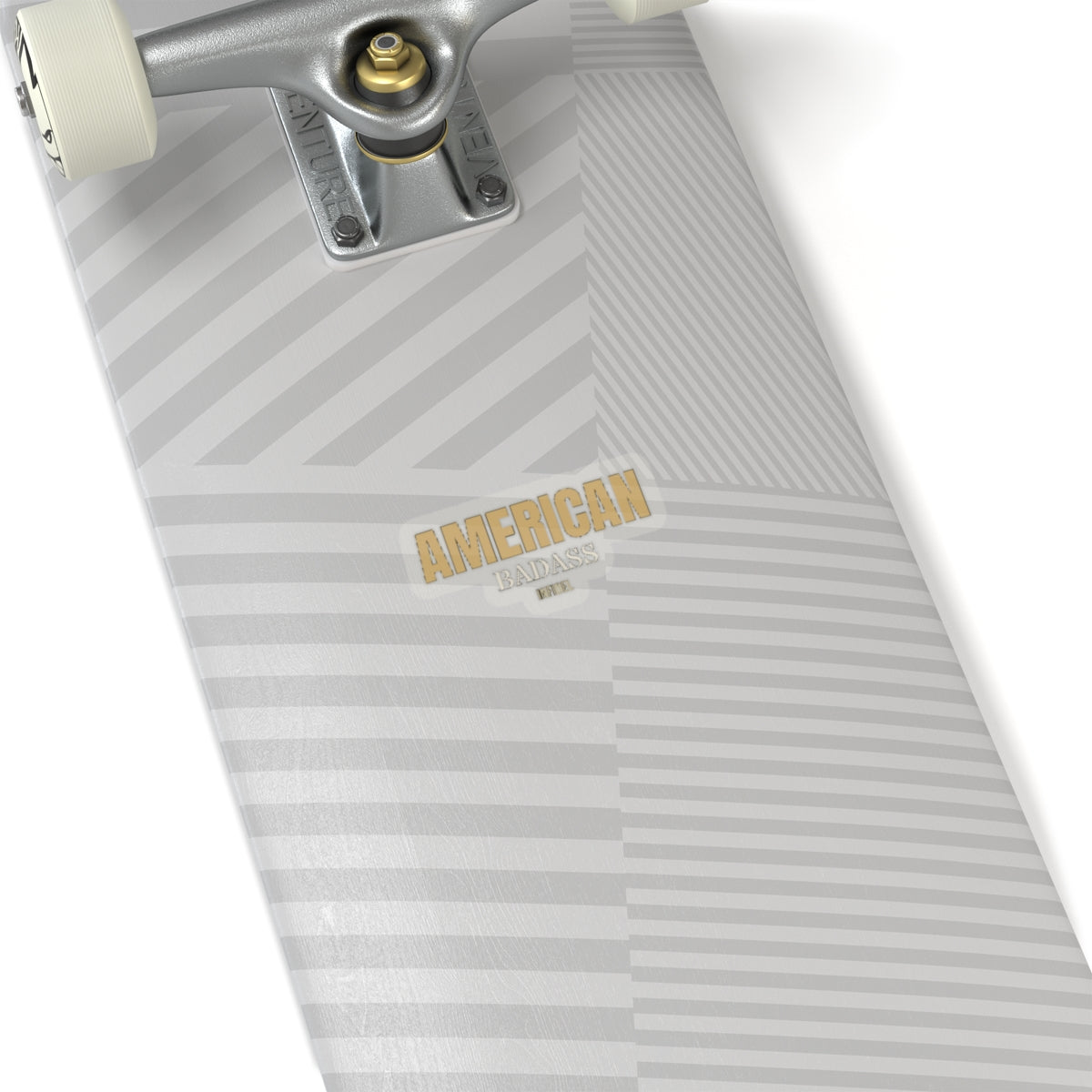 AMERICAN BADASS Sticker — Premium vinyl sticker, weatherproof, 4"x4" to 8"x8"