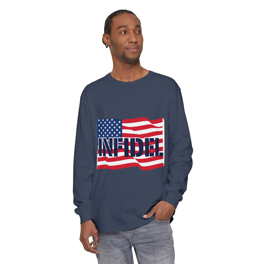 American-Bold Comfort Colors Long Sleeve