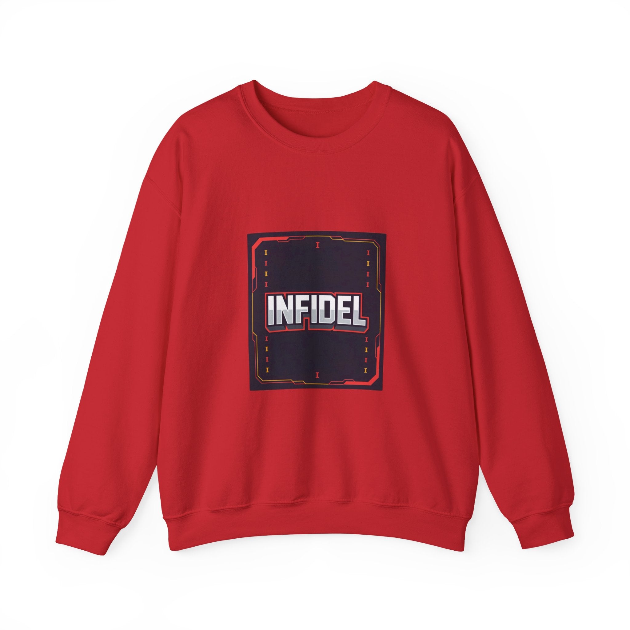 Infidel Pong  Gildan Crewneck Sweatshirt