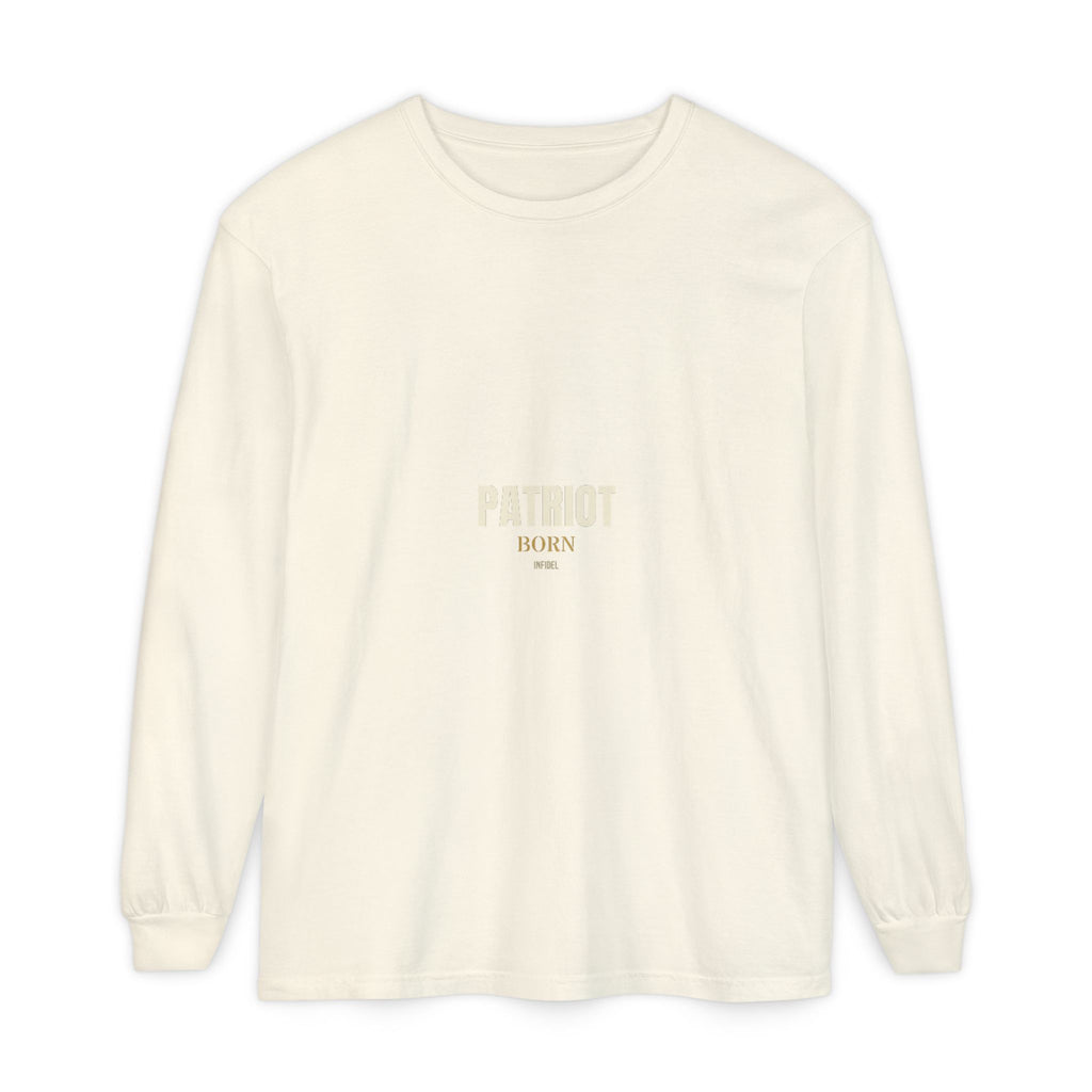 PATRIOT Comfort Colors Long Sleeve — Comfort Colors long sleeve tee, garment-dyed, relaxed fit