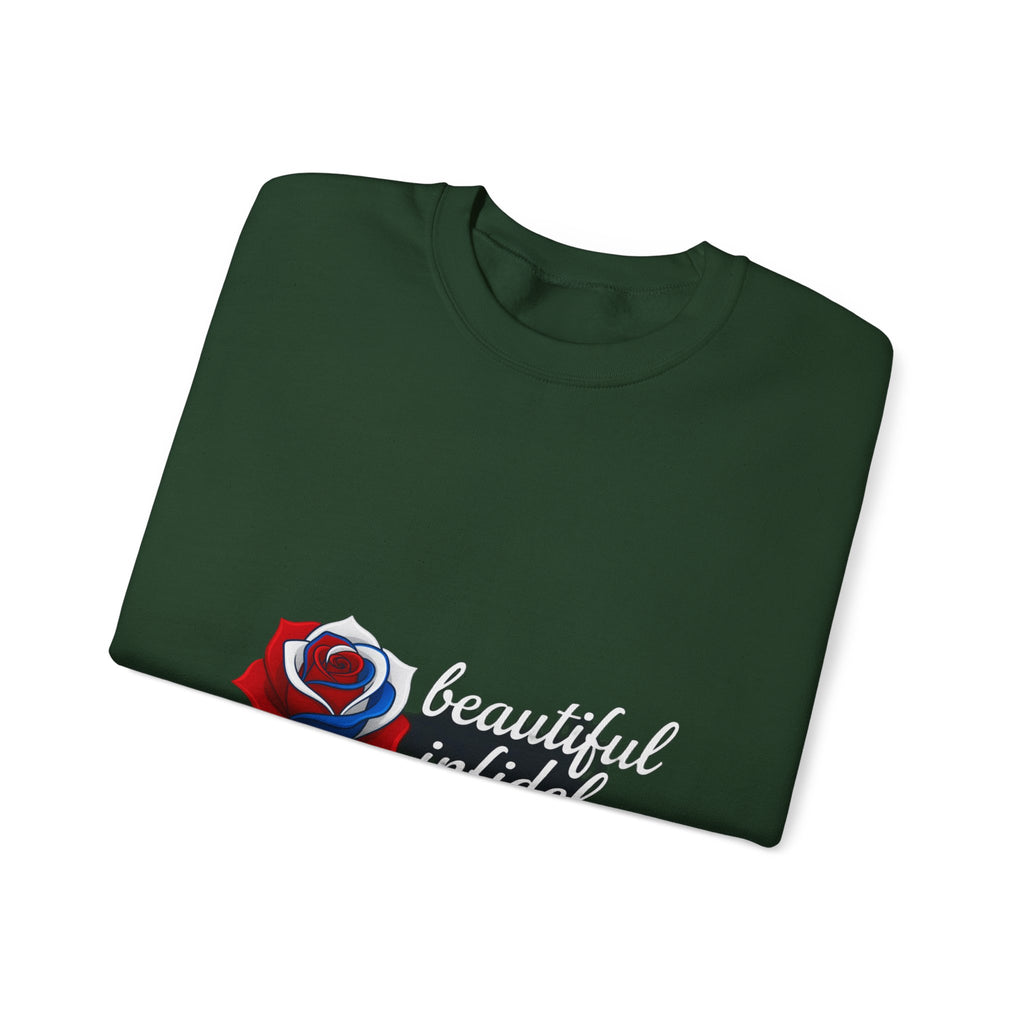 Infidel Beautiful Infidel  Gildan Crewneck Sweatshirt