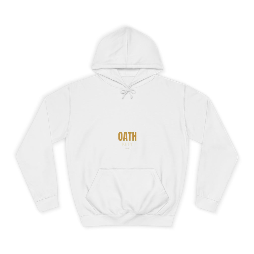 OATH KEPT Hoodie — Heavyweight pullover hoodie, 100% cotton, embroidered design