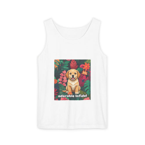 Adorable Infidel Garment-Dyed Tank Top