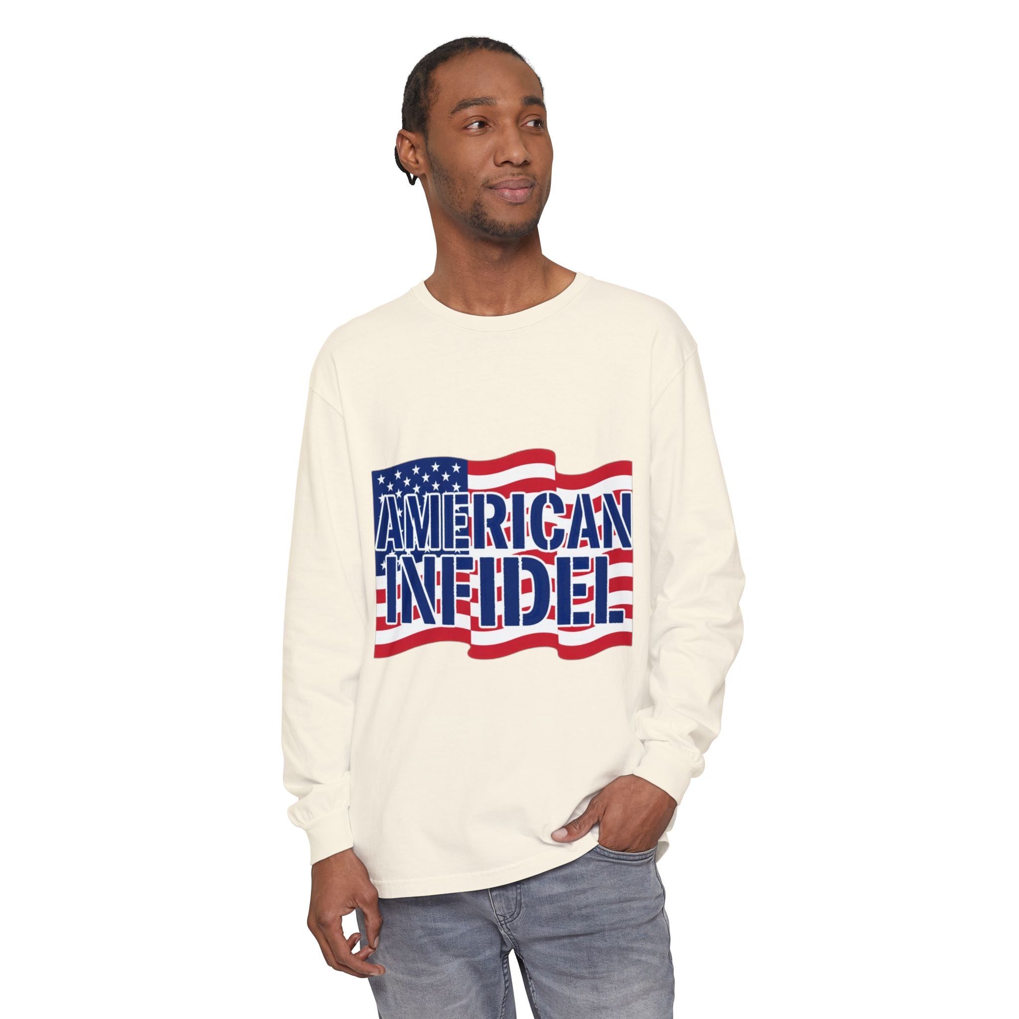 Infidel American Infidel Comfort Colors Long Sleeve