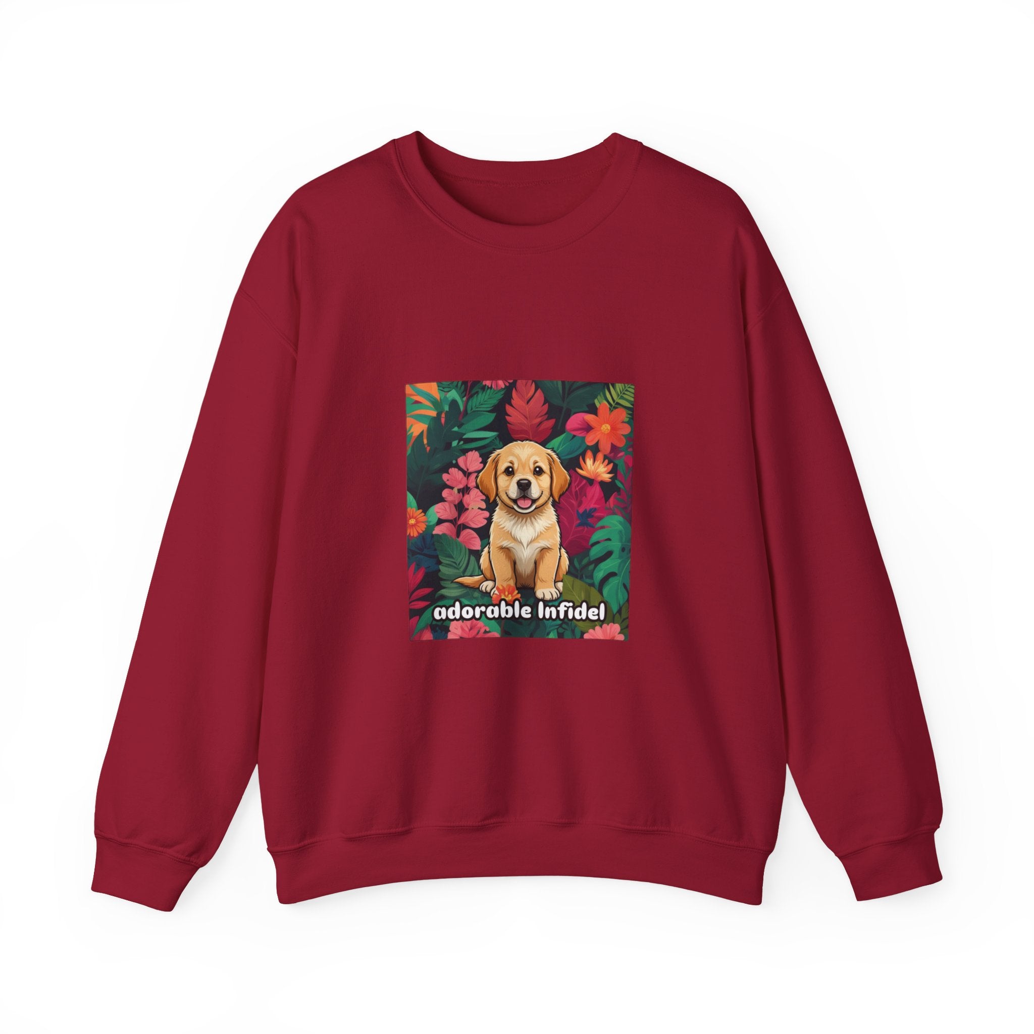 Adorable Infidel Gildan Crewneck Sweatshirt
