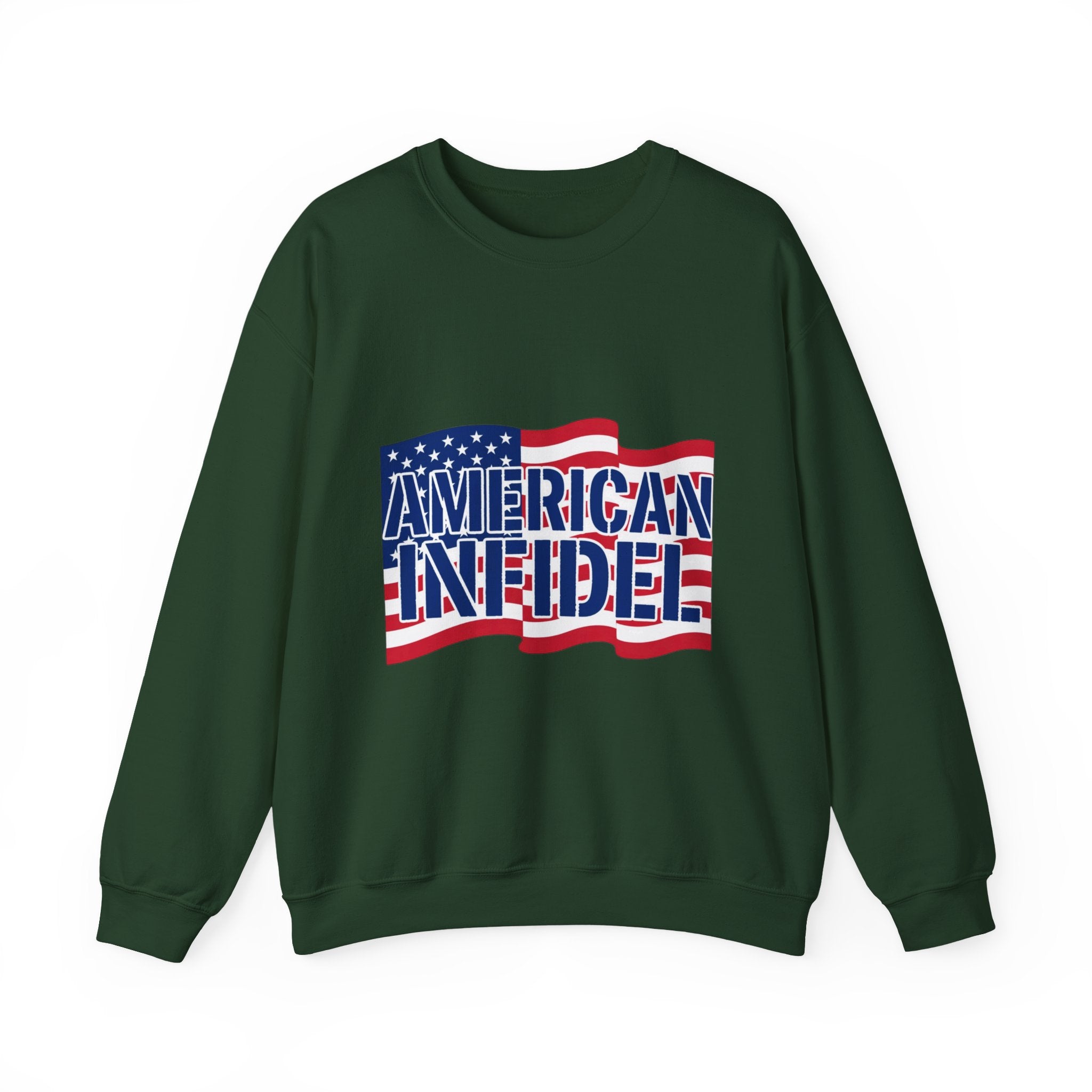 Infidel American Infidel Gildan Crewneck Sweatshirt