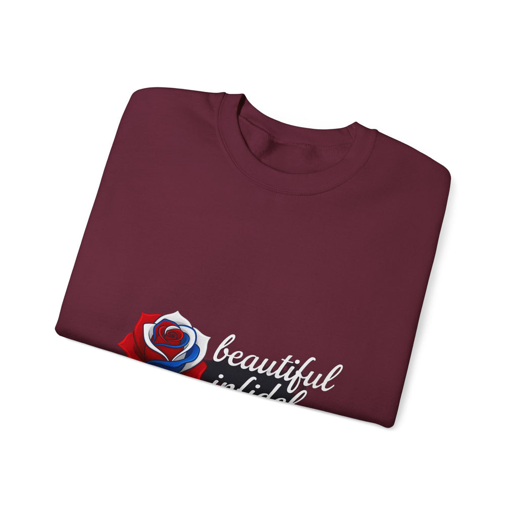 Infidel Beautiful Infidel  Gildan Crewneck Sweatshirt