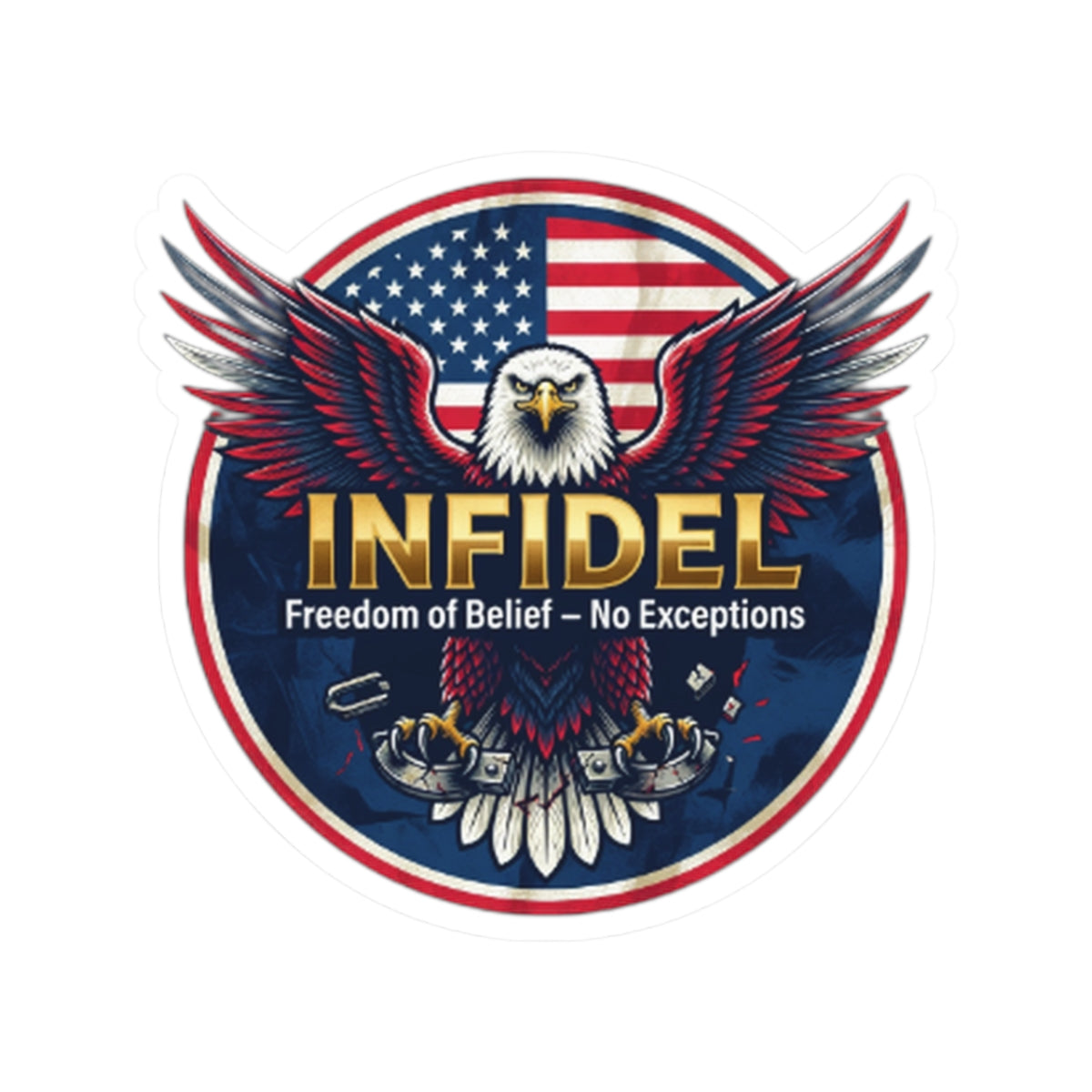 No expections Sticker