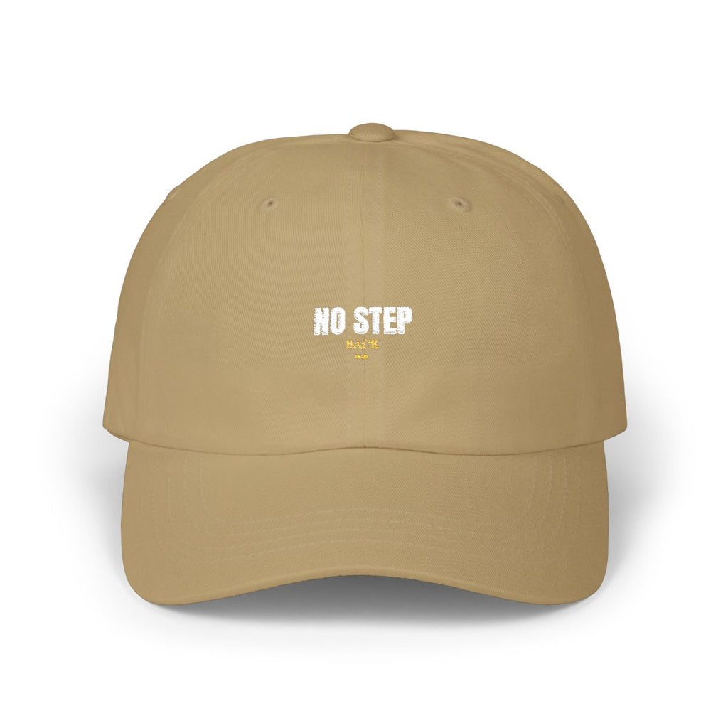 NO STEP BACK — Premium Gildan 5000 t-shirt, 100% cotton, bold screen-print design